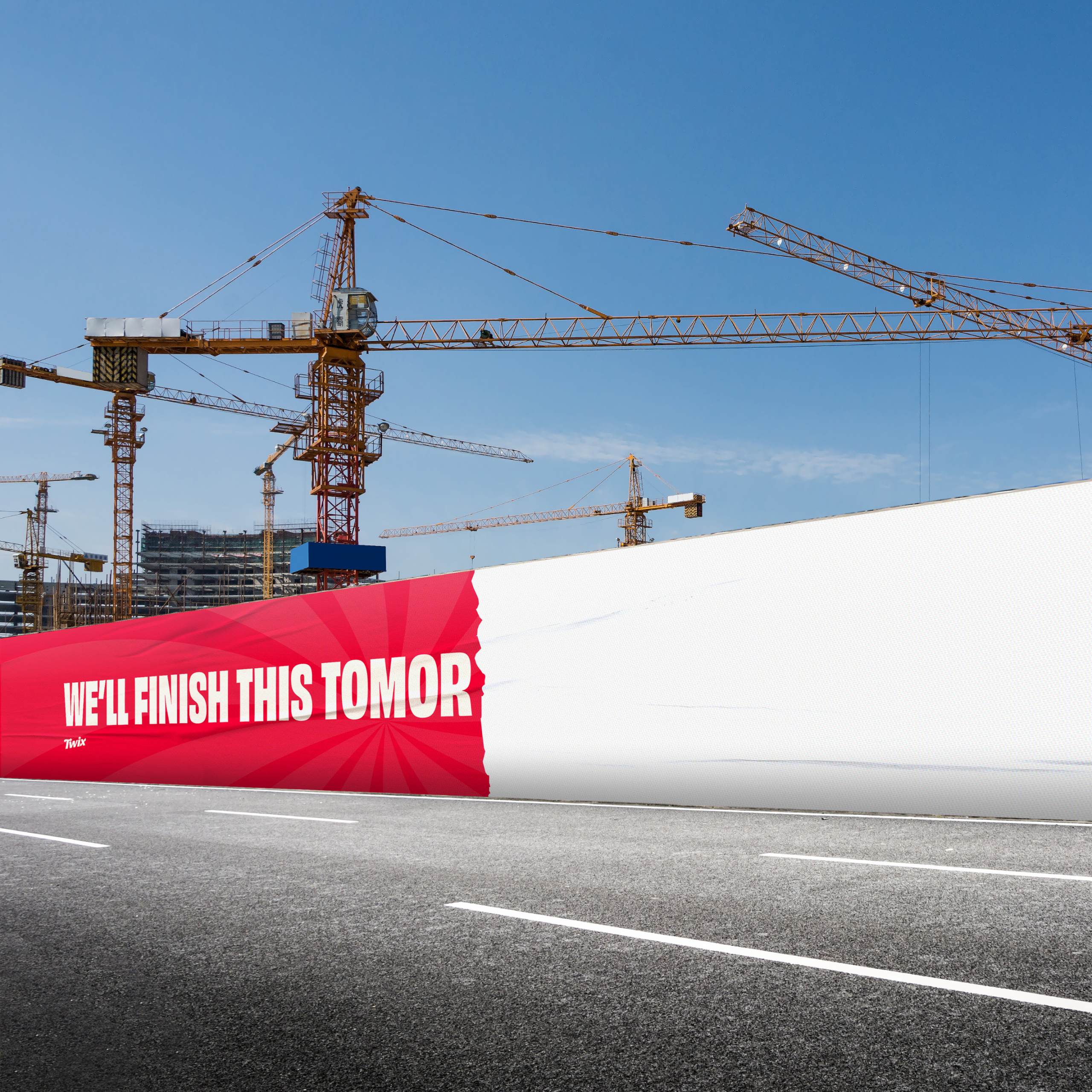 Half-Assed Twix: Half-Assed Construction Banner | Design Portfolio